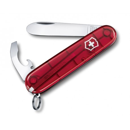 My First Victorinox czerwony transparentny