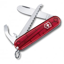 MY First Victorinox czerwony transparentny