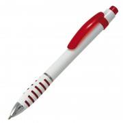 Długopis Martes, czerwony/biały 