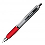 Długopis San Jose, czerwony/srebrny 