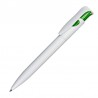 Długopis Fast, zielony/biały 