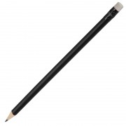 Ołówek drewniany, biały/czarny 
