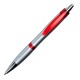 Długopis Fatso, czerwony/srebrny 
