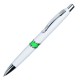 Długopis Shorty, zielony/biały 