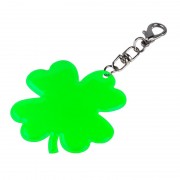 Brelok odblaskowy Lucky Clover, zielony 