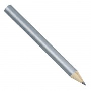 Krótki ołówek, srebrny 