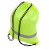 Plecak promocyjny z taśmą odblaskową, żółty 