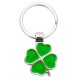 Brelok Clover Luck, zielony/srebrny 