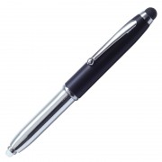 Długopis – latarka LED Pen Light, czarny/srebrny 