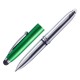 Długopis – latarka LED Pen Light, zielony/srebrny 