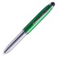 Długopis – latarka LED Pen Light, zielony/srebrny 