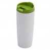 Kubek izotermiczny Fresvik 390 ml, zielony/biały 