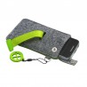 Etui na smartfona Eco-Sense, zielony/szary 