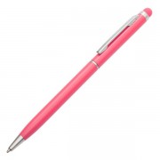 Długopis aluminiowy Touch Tip, różowy 
