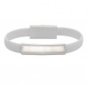 Kabel USB Bracelet, biały 