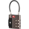 Kłódka na szyfr TRAVEL SENTRY® APPROVED CABLE LOCK, szara